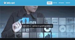 Desktop Screenshot of info-net.si